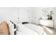Minimalist bedroom featuring neutral decor, carpet floors, and ample space at 1129 Thayer Glen Ct, Charlotte, NC 28213