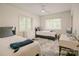 A well-lit bedroom with two beds, white dressers and white trim at 1184 Thornwell Ave, Rock Hill, SC 29732