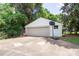 Detached garage with basketball hoop and plenty of space for parking and storage at 1184 Thornwell Ave, Rock Hill, SC 29732