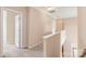 Hallway with neutral paint and carpet at 14104 Kendrick Cross Rd, Charlotte, NC 28273
