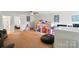 Spacious bedroom with carpet flooring, loft bed, and neutral colored walls at 14316 Baytown Ct, Charlotte, NC 28078