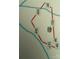 Image shows boundary lines and dimensions of the property, providing a detailed layout of the land's shape and size at 1451 Blueberry Ln, Charlotte, NC 28226