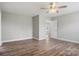Neutral bedroom with wood floors at 154 Stable Brook Ln, Taylorsville, NC 28681