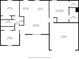 Detailed floorplan showing the layout including bedrooms, living areas, kitchen, and garage at 154 Stable Brook Ln, Taylorsville, NC 28681