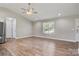 Spacious living room with wood floors at 154 Stable Brook Ln, Taylorsville, NC 28681