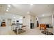 Open basement featuring a ping pong table, foosball table, arcade game, and additional recreational areas at 161 Leaning Tower Dr, Mooresville, NC 28117