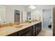 Spacious bathroom with double sink vanity and plenty of counter space for comfortable living at 161 Leaning Tower Dr, Mooresville, NC 28117