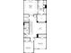 Second floor plan of the home, showcasing bedrooms, bathrooms, and walk in closets at 3119 Beacon Heights Rd, Indian Land, SC 29707