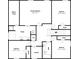 Second floor plan featuring primary bedroom, additional bedrooms, and laundry room at 3711 Green Pasture Rd, Charlotte, NC 28269
