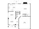 Detailed first floor plan showcasing layout of kitchen, living spaces, and garage at 3711 Green Pasture Rd, Charlotte, NC 28269