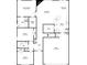 Here is a floor plan of the house with dimensions at 4006 Lawrence Daniel Dr, Matthews, NC 28104