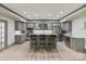 Well-equipped kitchen with stainless steel appliances, custom cabinets and a stylish center island at 4920 Parview S Dr, Charlotte, NC 28226