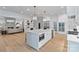 Gourmet kitchen with oversized island, stainless steel appliances, and an open layout perfect for cooking and entertaining at 4920 Parview S Dr, Charlotte, NC 28226