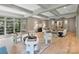 Bright living room featuring tray ceilings, large windows, modern furnishings, and an open layout perfect for entertaining at 4920 Parview S Dr, Charlotte, NC 28226