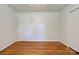 Bedroom with hardwood floors and door at 504 Forest Ridge Dr, Shelby, NC 28152