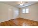 Bright bedroom includes hardwood floors, window and closet at 504 Forest Ridge Dr, Shelby, NC 28152