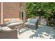 Outdoor kitchen and seating area for entertainment and relaxation at 552 Wyndham Ln, Marvin, NC 28173