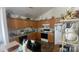 Functional kitchen layout with ample cabinet storage and essential appliances at 1062 Piney Church Rd, Concord, NC 28025
