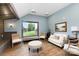 Comfortable sitting area featuring lots of natural light and cozy seating overlooking the exterior at 112 S Shore Dr, Belmont, NC 28012