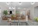 Open-concept kitchen features stainless steel sink, granite countertops, and ample cabinet space at 1177 Bannockburn Ave, Rock Hill, SC 29732