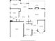 First floor plan showing the kitchen, living room, dining room, garage, and bedroom at 143 Heywatchis Dr, Mooresville, NC 28115