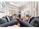Inviting living room with a bay window, hardwood floors, and stylish furnishings, creating a cozy and elegant atmosphere at 143 Heywatchis Dr, Mooresville, NC 28115