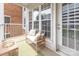 Cozy balcony space with comfortable seating and natural light at 14857 Santa Lucia Dr, Charlotte, NC 28277