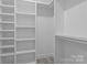Well-organized walk-in closet offering ample shelving and storage options at 153 Mills Garden Rd, Statesville, NC 28625