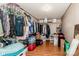Spacious walk-in closet with ample hanging space and built-in shelving at 161 Crystal Bay Dr, Mooresville, NC 28115