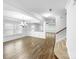 Bright and airy living room featuring wood floors, white trim, and lots of natural light at 1814 Tradd Ave, Clover, SC 29710