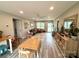 Open-concept living area with dining area and a view to the backyard at 1928 Londonberry Dr, Rock Hill, SC 29730