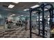 Well-equipped gym with modern fitness equipment, weights, and cardio machines at 19679 Wooden Tee Dr, Davidson, NC 28036