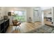 Bright living area with hardwood floors, large window and comfortable seating at 20812 Decora Dr, Cornelius, NC 28031