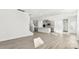 Open-concept living area and kitchen with staircase at 279 Miramar Dr, York, SC 29745
