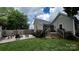 Backyard fire pit area and adjacent deck, great for relaxing outdoors at 303 N Main N St, Granite Quarry, NC 28146