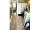 Cozy bathroom with a shower-tub combo, decorative shower curtain, and olive green walls at 303 N Main N St, Granite Quarry, NC 28146
