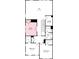 Second floor of floor plan with loft, study, bath 2, bedroom 2, and bedroom 3 at 3117 Beacon Heights Rd, Indian Land, SC 29707