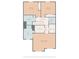 Second-floor plan showing the main bedroom, bath, walk-in closet, laundry, and additional bedrooms and bath at 3322 Brighton Dr, Gastonia, NC 28052