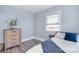 Cozy bedroom with neutral walls and wood-look flooring offering a peaceful retreat at 3623 Braden Dr, Charlotte, NC 28216
