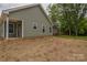 Spacious backyard view with minimal grading after construction at 407 Chambers St, Statesville, NC 28677