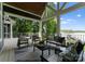 Inviting porch area with stylish outdoor seating and views of the lake at 434 Breezewood Dr, Belmont, NC 28012