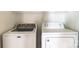Bright laundry room with modern washer and dryer for convenient home care at 4470 W Bandys Cross Rd, Claremont, NC 28610