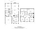Floor plans for both floors of the house at 7604 Tanglewood Way, Denver, NC 28037