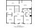 Second floor plan of the home at 7604 Tanglewood Way, Denver, NC 28037