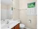 Bathroom featuring a single vanity and shower at 8302 Holbrook Square Ct, Charlotte, NC 28216