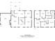 Detailed floor plan showcasing the layout of both floors of the home with dimensions and room names at 9001 Peyton Randolph Dr, Charlotte, NC 28277