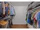 Spacious walk-in closet offering abundant storage space and organization solutions at 9001 Peyton Randolph Dr, Charlotte, NC 28277