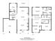 A floor plan showing dimensions and layout of living room, kitchen, bedrooms and baths at 9132 Colwick Hill Ln, Charlotte, NC 28215
