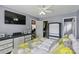Cozy main bedroom with natural light, and a large bed at 1006 Washburn Ct, Monroe, NC 28110