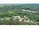 Expansive aerial view of 251 Hall Spencer, surrounded by lush greenery and a serene lake nearby at 251 Hall Spencer Rd, Catawba, SC 29704